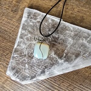 Opalite Crystal Necklace Handmade
